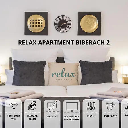 Relax-apartment 2 Mit Massagesessel, Smart-tv Und Kueche Biberach an der Riß